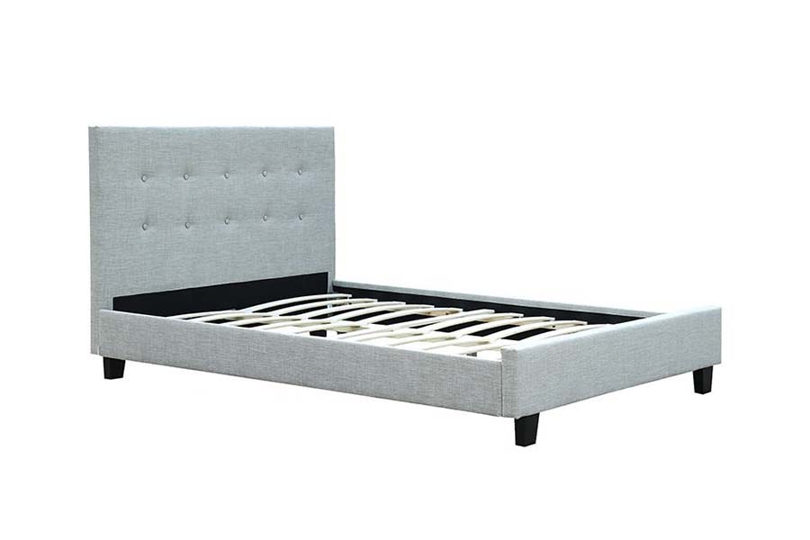 MCDLXV Full Size Wooden Frame Upholstered Bed