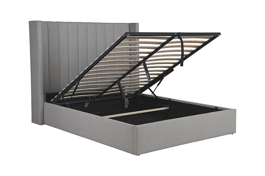 4242 Linteum Fabricae Leva-Up Storage Upholstered Bed Artus