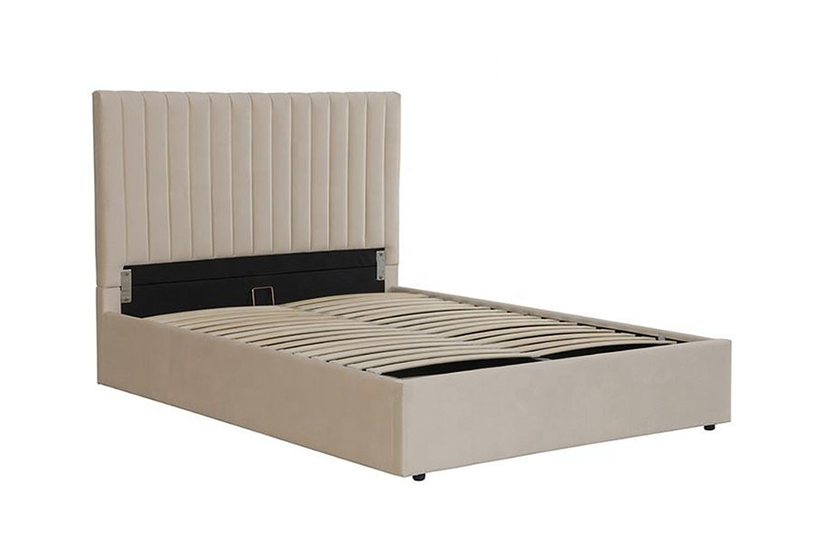 4088 Luxuria Velvet Ottoman Repono Bed Frame