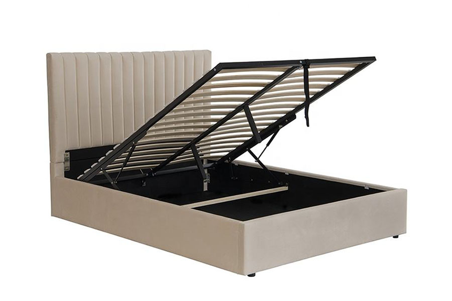 4088 Luxuria Velvet Ottoman Repono Bed Frame