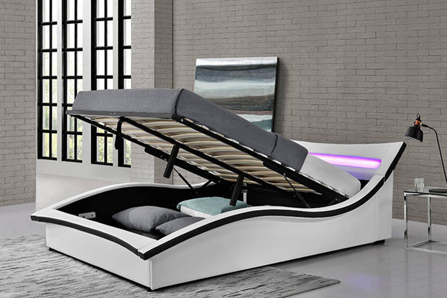 1877 Luxuria PU Leather DUXERIT ascensum Bed Frame