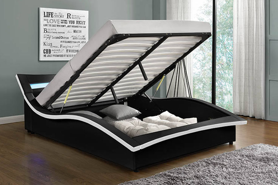 1877 Luxuria PU Leather DUXERIT ascensum Bed Frame