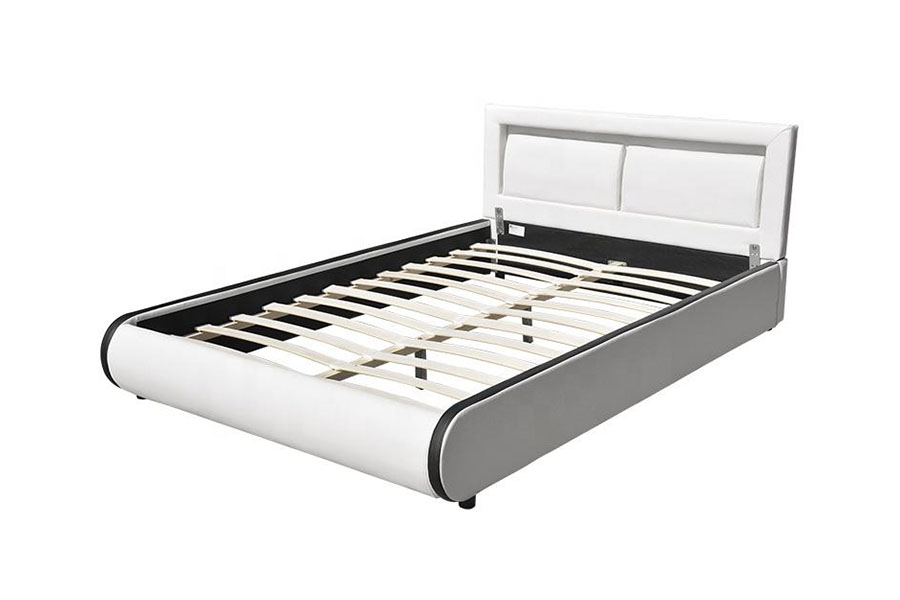 1124-1 Modern European DUXERIT Cushioned Leather Upholstered bed Frame
