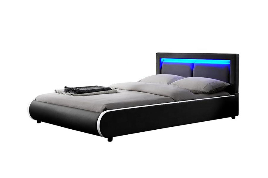 1124-1 Modern European DUXERIT Cushioned Leather Upholstered bed Frame