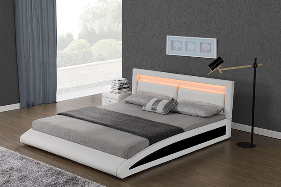 1118-1-2 Curva Europae Faux Leather Smart LED Frame
