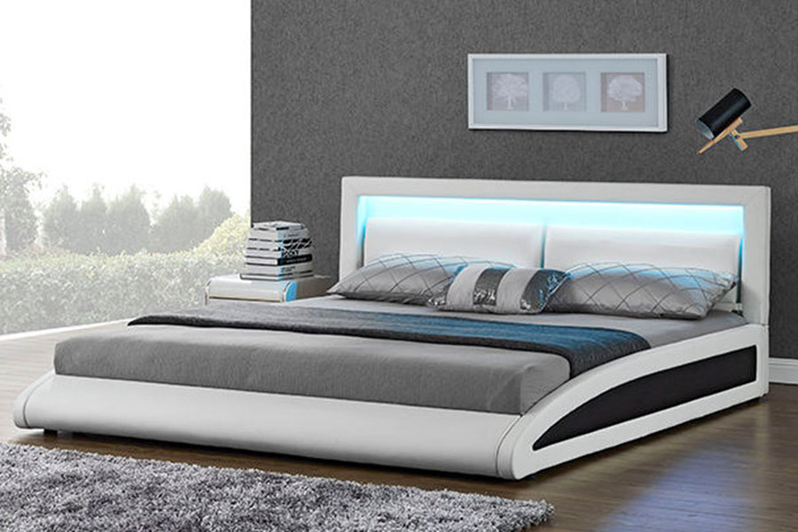 1118-1-2 Curva Europae Faux Leather Smart LED Frame