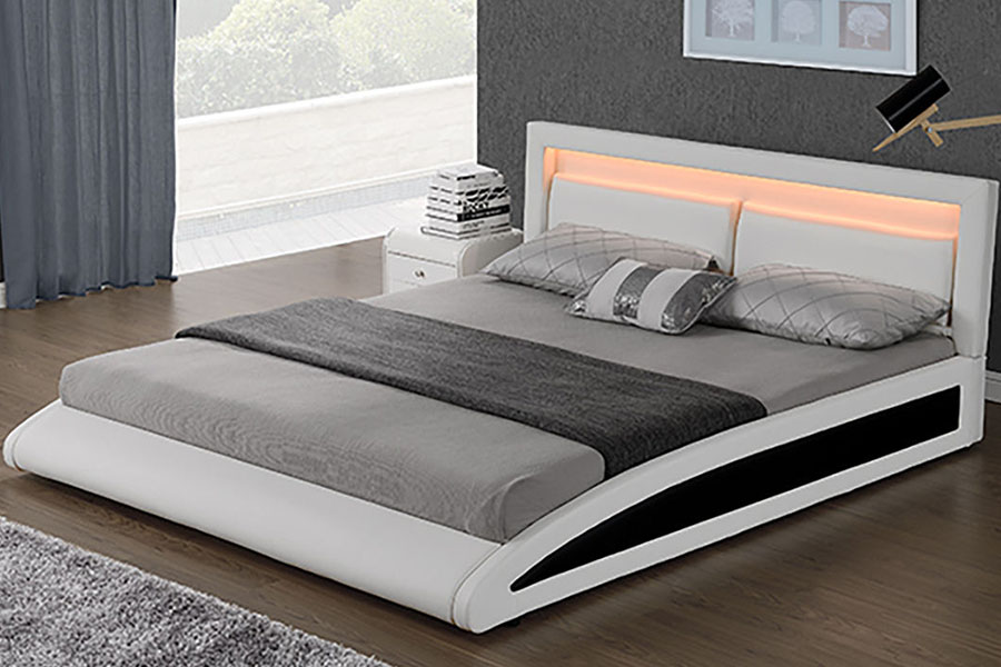 1118-1-2 Curva Europae Faux Leather Smart LED Frame
