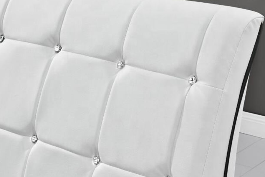 1144-1 Faux Leather Luxuria DUXERIT ascensum Frame lecti