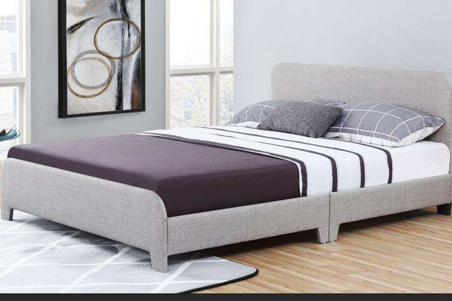 1142-3 Modern Linen Fabric One-Box Package ascensum Bed