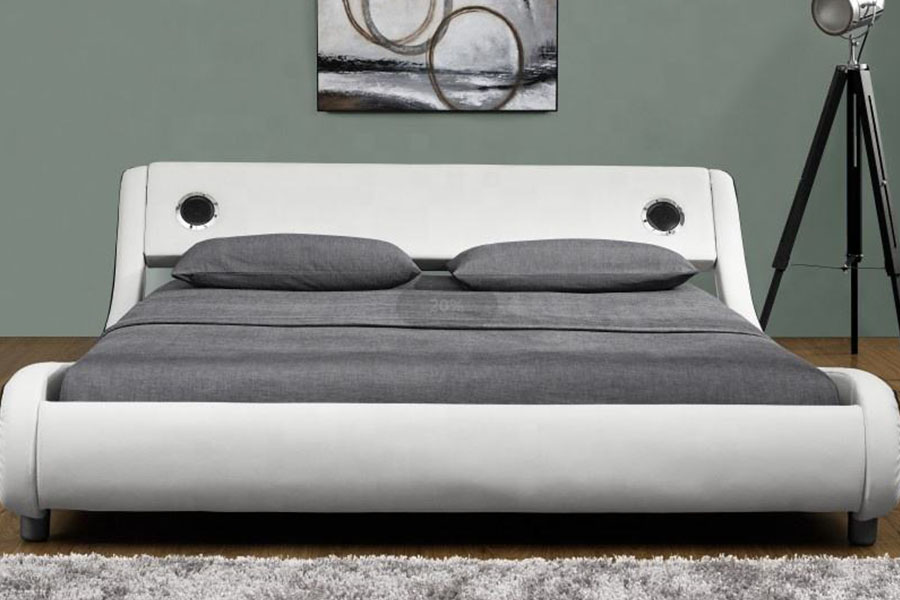 1140S Gas Leva Musica Orator Synthetic Leather Bed Frame