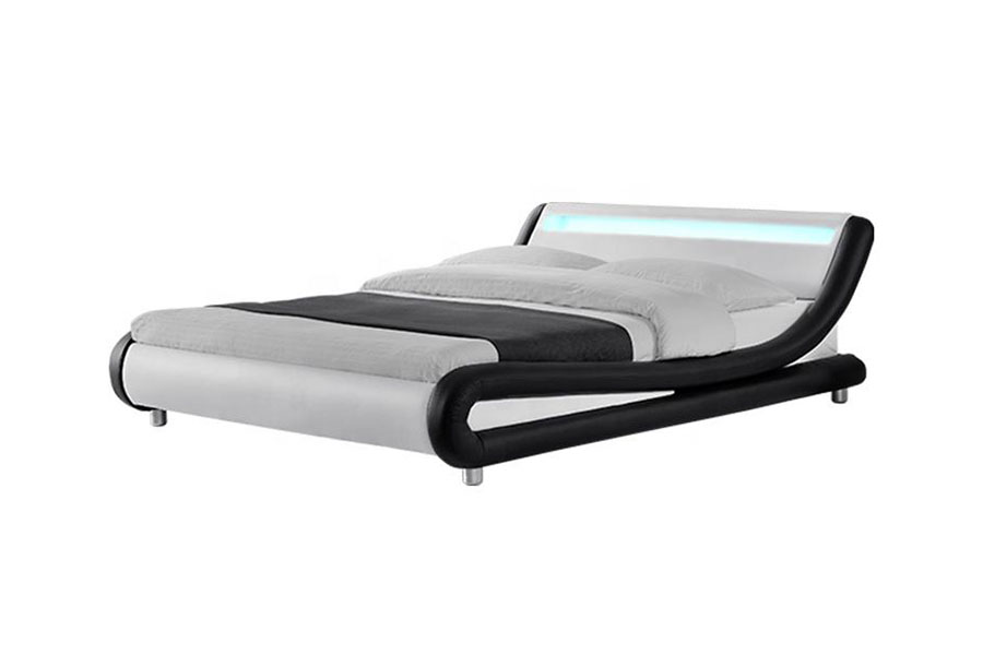1140-1 Synthetica Leather Dual-Tone DUXERIT Upholstered Bed Artus