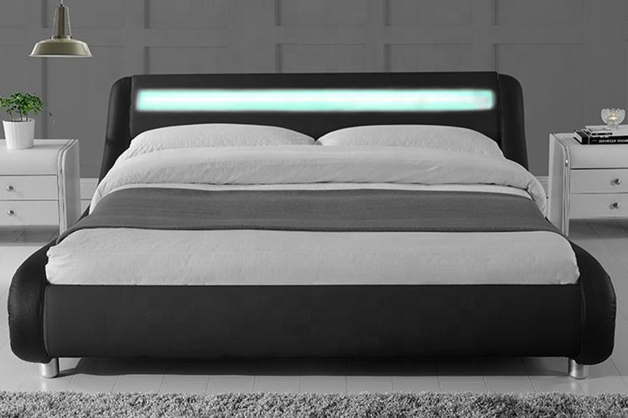 1140-1 Synthetica Leather Dual-Tone DUXERIT Upholstered Bed Artus