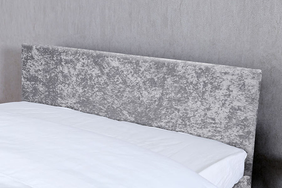 1166G Rex Ottomanus Gas Leva PU Velvet Storage Bed Frame