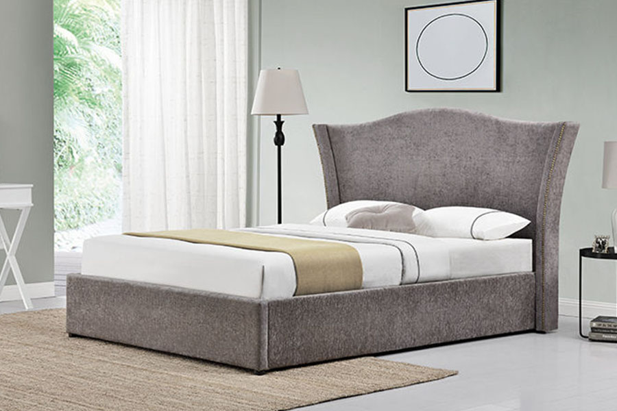 1206G Classical Coronatus lineis fabricae Gas Leva at Bed Frame