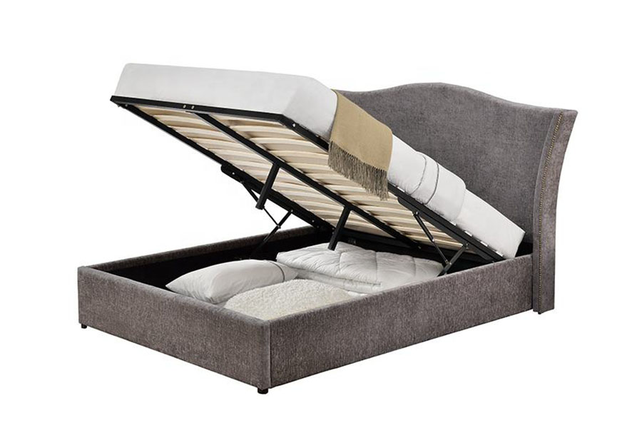 1206G Classical Coronatus lineis fabricae Gas Leva at Bed Frame