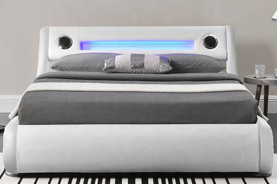 1324-1GS Splendidis DUXERIT Speaker Leather Gas Leva at ascensum lectum Frame