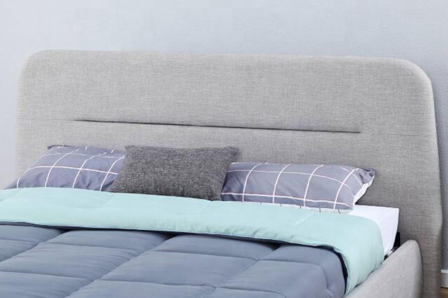 1388G Concave-Ravine DUXERIT Fabric Gas Leva Rex ascensum Repono Bed Frame