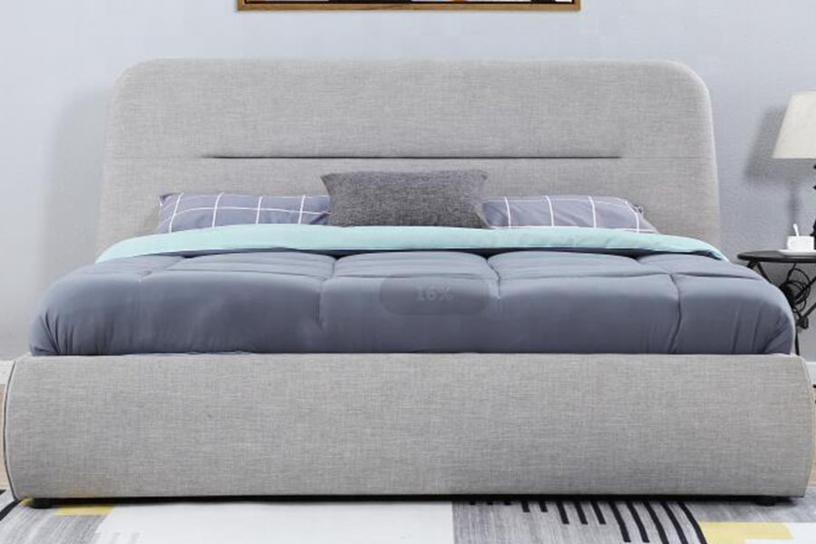 1388G Concave-Ravine DUXERIT Fabric Gas Leva Rex ascensum Repono Bed Frame
