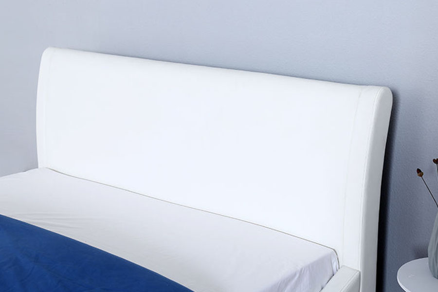 1280G Mollis Headboard Faux-Leather Gas-Leva Cubiculum PRAECLUSIO Bed Frame