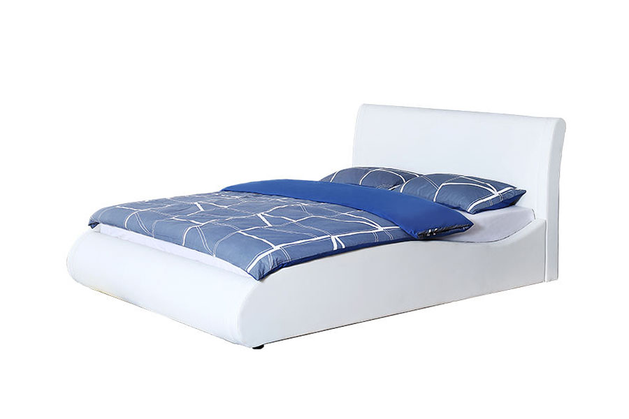 1280G Mollis Headboard Faux-Leather Gas-Leva Cubiculum PRAECLUSIO Bed Frame