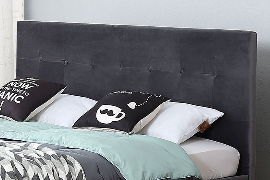 1274G Tufted Space-Saving Leather Hydraulic Leva Regina Storage Bed Frame
