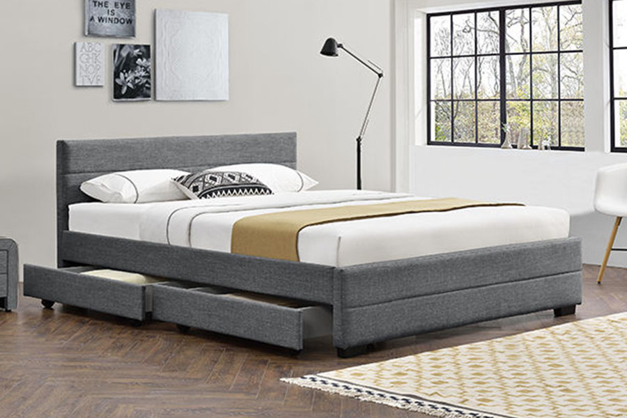 1263D Lux-Grey Mollis Leather Lignea Quattuor Drawer PRAECLUSIO Artus