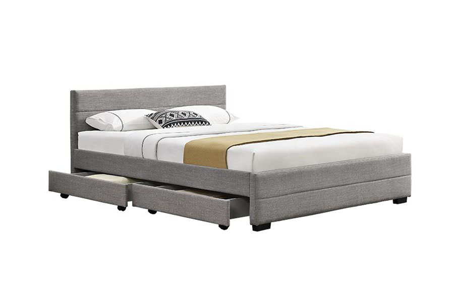 1263D Lux-Grey Mollis Leather Lignea Quattuor Drawer PRAECLUSIO Artus
