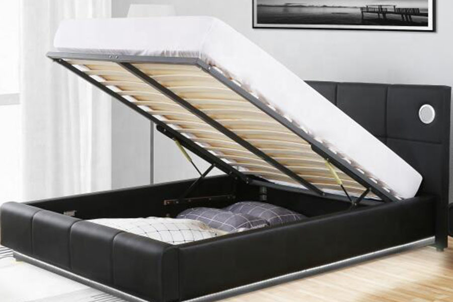 1239-1GS PU-Leather DUXERIT Music-Sorator Gas Leva PRAECLUSIO Bed Artus