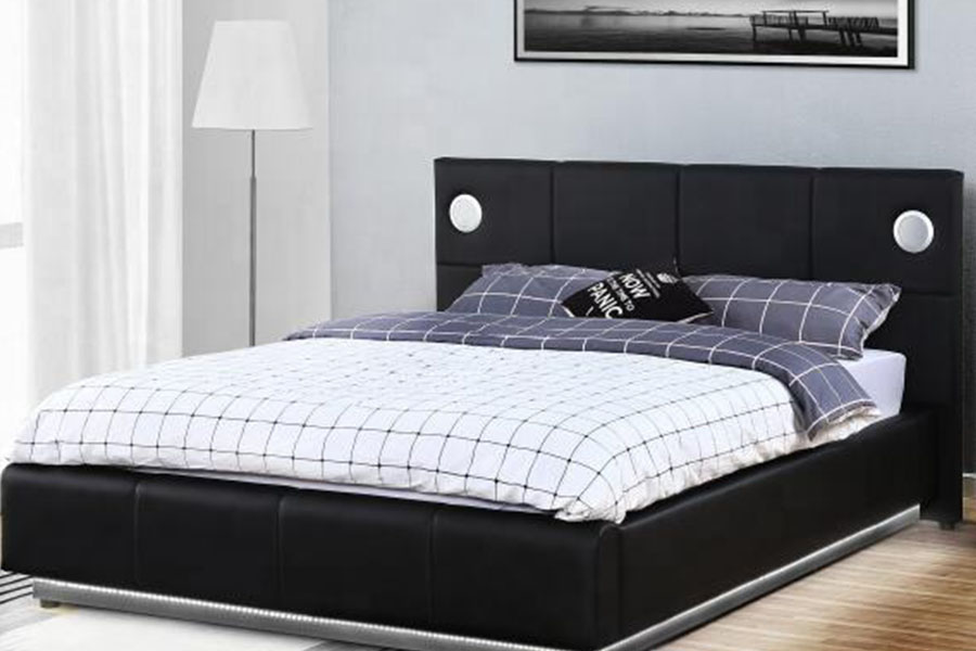 1239-1GS PU-Leather DUXERIT Music-Sorator Gas Leva PRAECLUSIO Bed Artus